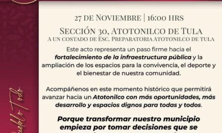 𝗨𝗻 𝗽𝗮𝘀𝗼 𝗺𝗮́𝘀 𝗽𝗮𝗿𝗮 𝗹𝗮 𝘁𝗿𝗮𝗻𝘀𝗳𝗼𝗿𝗺𝗮𝗰𝗶𝗼́𝗻 𝗱𝗲 𝗔𝘁𝗼𝘁𝗼𝗻𝗶𝗹𝗰𝗼 𝗱𝗲 𝗧𝘂𝗹𝗮