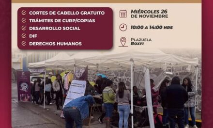 El gobierno de Atotonilco de Tula invita a la Jornada de Servicios Gratuitos, que se llevará a cabo mañana miércoles en la Plazuela de Boxfi.