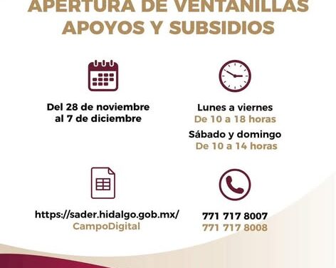 Atención productores agrícolas y ganaderos de Tepeji del Río