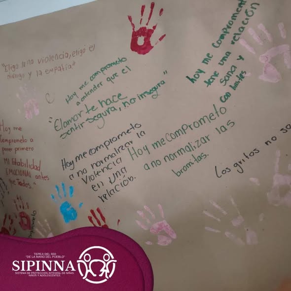 Sipinna Tepeji acerca información y herramientas a las alumnas del COBAEH para su protección y bienestar