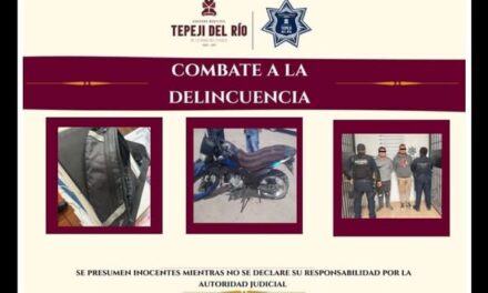 Detienen a dos personas en Tepeji del Río