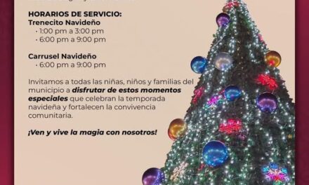 Disfruta del Trenecito Navideño y El Carrucel en Atotonilco de Tula