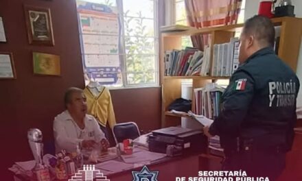 Seguridad Pública de Tula brinda recomendaciones para evitar robos en los planteles aducativos durante el periodo vacacional