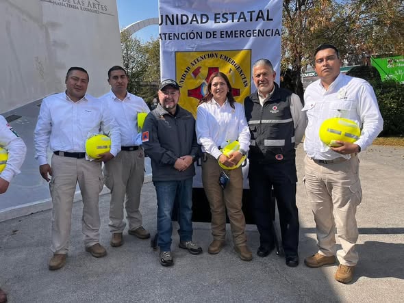 Elementos de la Unidad Municipal de Protección Civil y Bomberos Tepeji del Río forman parte de la Unidad Estatal de Emergencias Hidalgo