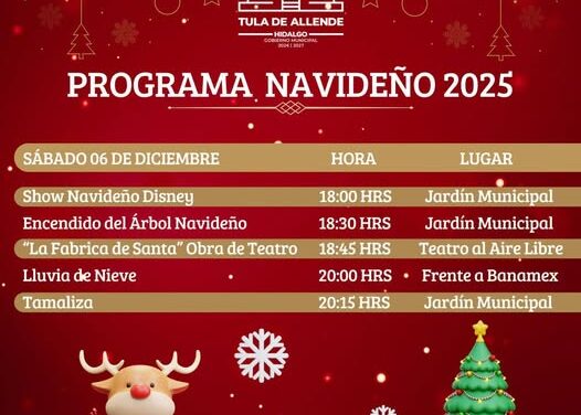 Vive una tarde llena de luz, música y espíritu navideño en Tula de Allende