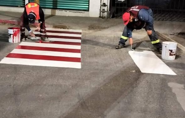 Servicios Públicos de Tepeji realizan trabajos nocturnos para evitar embotellamientos