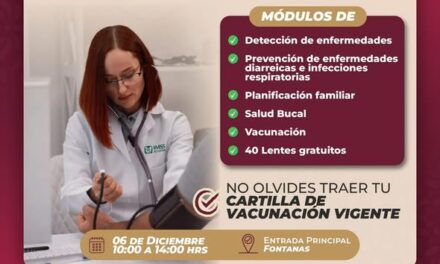 Las Jornadas Salud Contigo estarán en Senderos del Pedregal y Fontanas