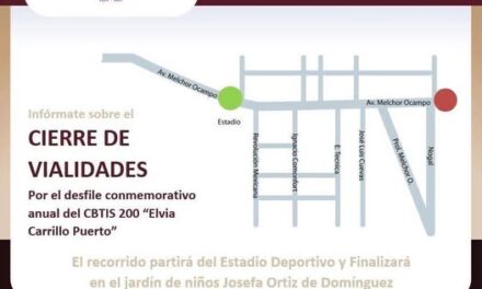 Cerrarán vialidades por desfile en Tepeji del Río