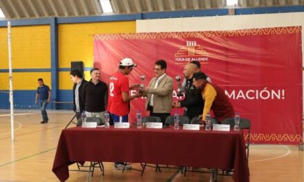En Tula se llevó a cabo la premiación del cuadranagular municipal de voleibol 2025.
