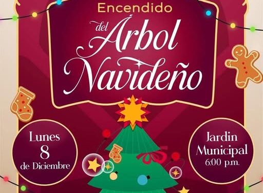 Disfruta en familia del encendido del árbol navideño en Tepeji del Río