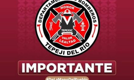 Protección Civil de Tepeji del Río emite el siguiente comunicado