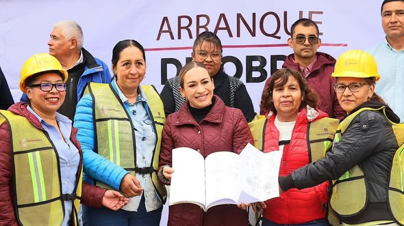 Gobierno Municipal de Tepeji del Río ejecuta obras integrales en Calle Nigromante