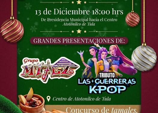 No te pierdas el Desfile Navideño en Atotonilco de Tula