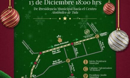 Todo listo para el Desfile Navideño en Atotonilco de Tula
