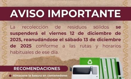 Suspenderán recolección de residuos sólidos en Tula de Allende