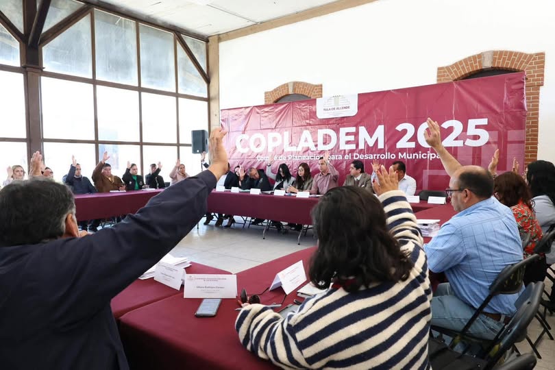 Se llevó a cabo la cuarta sesión del COPLADEM en Tula de Allende