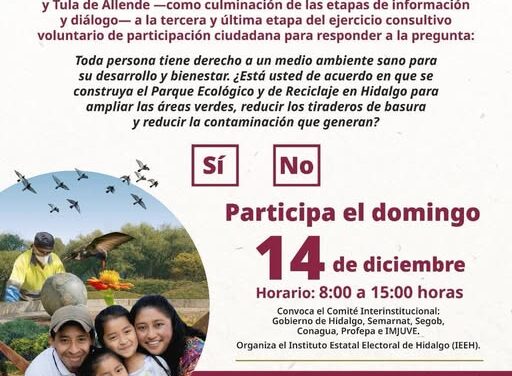 Cristhian MArtínez invita a participar en la Consulta sobre la instalación del Parque Ecológico y de Reciclaje