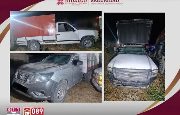 Aseguran más de 6 mil litros de combustible robado, droga y siete vehículos con reporte de robo en Teocalco