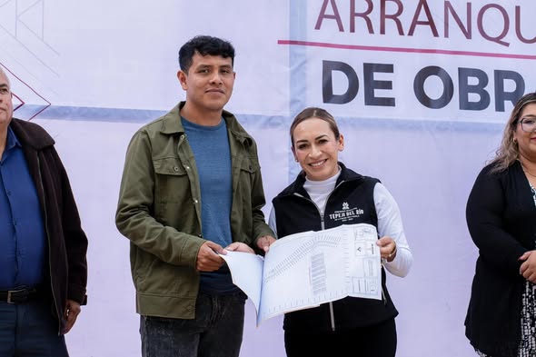 Inician trabajos de construcción de la pavimentación hidráulica de la calle Héroes en Santa María Quelites