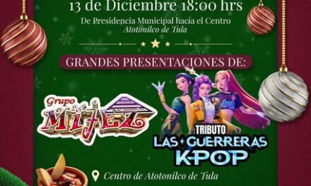 Todo listo para el desfile navideño en Atotonilco de Tula