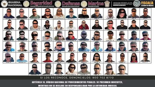 68 personas detenidas durante “Operación Senda” en Edomex, para combatir el robo al transporte