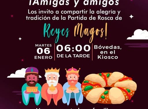 Alcaldesa de Atotonilco invita a la tradicional partida de rosca en la localidad de Bóvedas