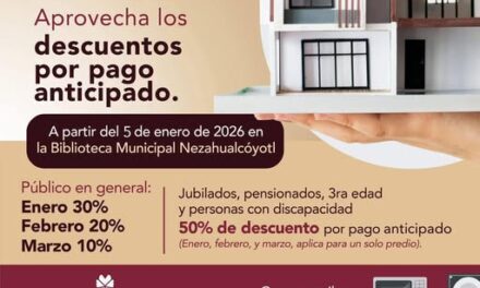 Aprovecha los descuentos que el Gobierno Municipal Tepeji del Río tiene para ti en el pago del Impuesto Predial