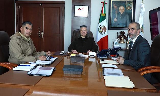 Julio Menchaca presidió la primera reunión semanal del Gabinete de Seguridad de 2026