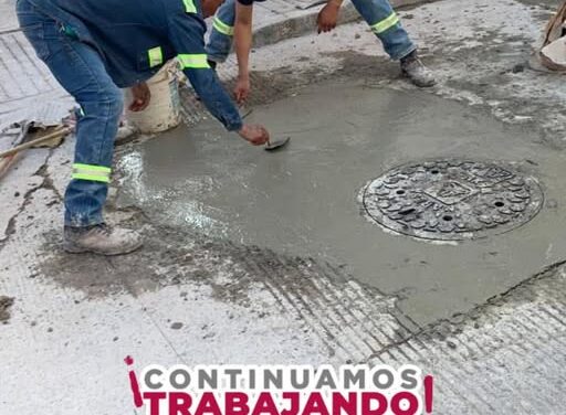 Caamtroh concluye trabajos de cinstrucción de pozo de visita en la colonia Noxtongo