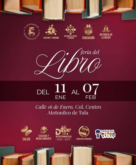 La Feria del Libro llega a Atotonilco de Tula