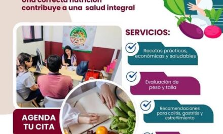 El Sistema DIF Municipal ofrece el servicio de consulta nutricional para toda la ciudadanía de Tepeji