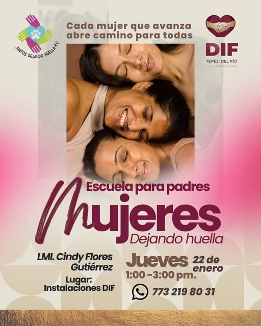 DIF Tepeji invita al encuentro “Mujeres Dejando Huella»