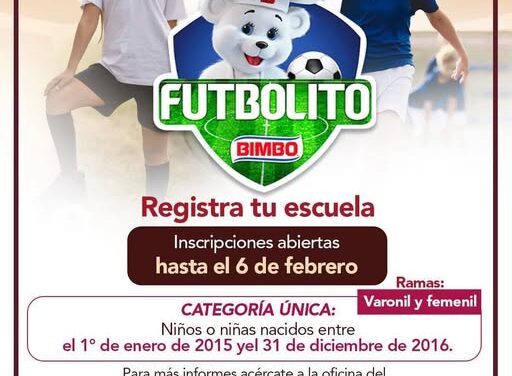 Gobierno de Tepeji del Río invita a participar en «Futbolito Bimbo»