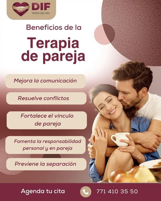 DIF Tepeji ofrece terapias de parejas