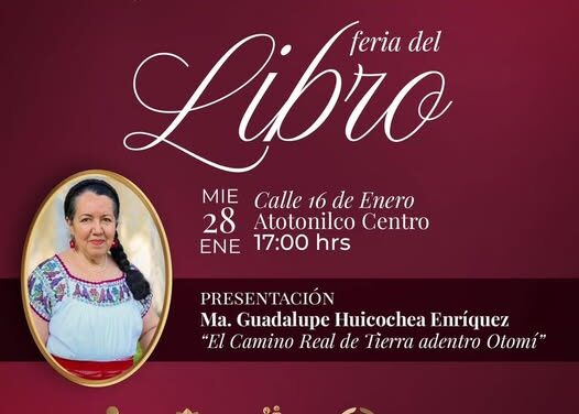 Continúan actividades en la Feria del Libro en Atotonilco de Tula