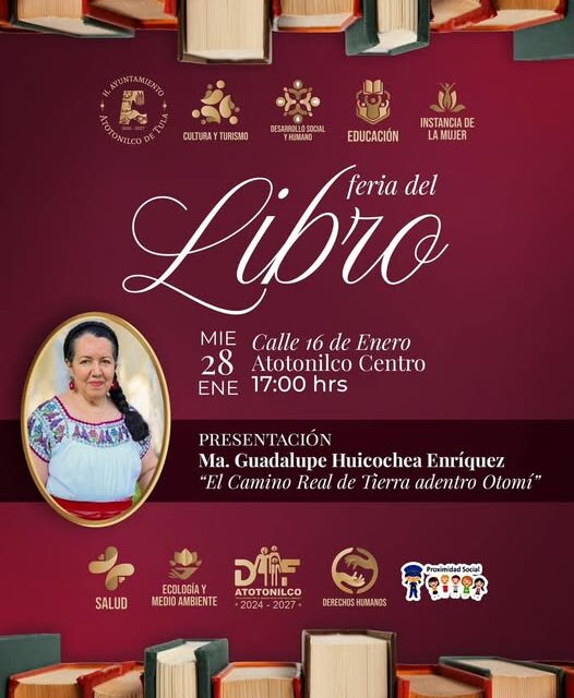 Continúan actividades en la Feria del Libro en Atotonilco de Tula