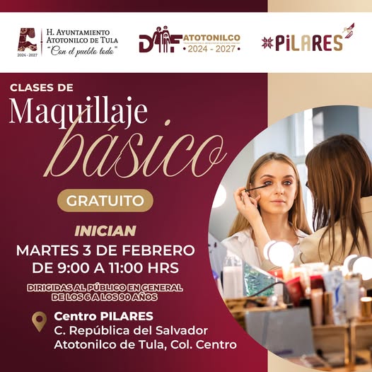 Impartirán Clase de Maquillaje Básico en Atotonilco de Tula