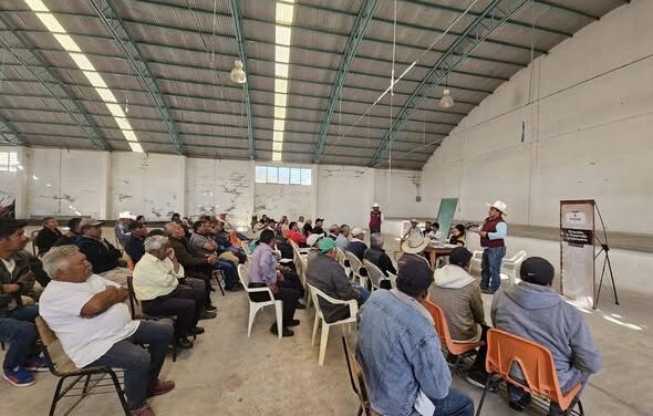 Imparten pláticas informativas en Tepeji sobre apertura de ventanillas de apoyo para el sector agropecuario
