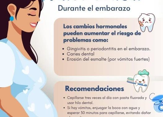 ¿Estás embarazada y no has acudido a revisión dental?