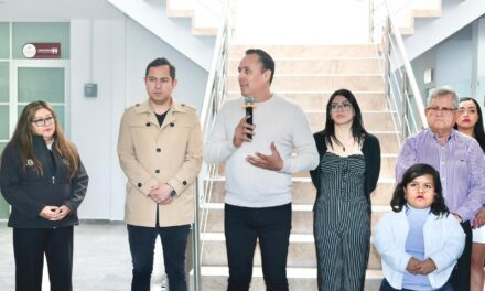 Inaugura Cristhian Martínez la remodelación de la presidencia municipal