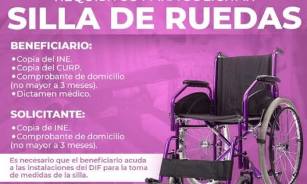 DIF Tula entrega sillas de ruedas y abre convocatoria para personas que lo necesiten