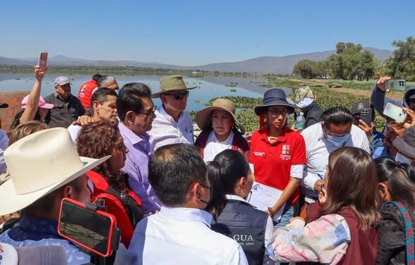 Realizan recorrido por la presa Endhó
