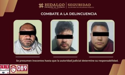 Tres detenidos durante operativos en Tepeji del Río y Tulancingo