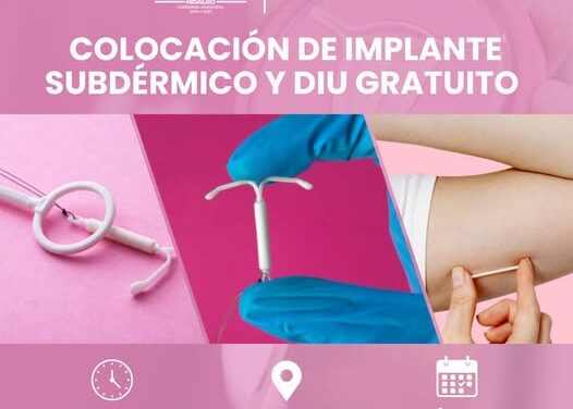 Campaña de colocación de implante subdérmico y DIU