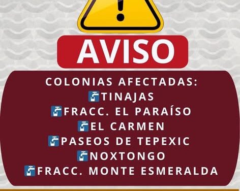 Falla en bomba provoca suspención de servicio de agua, CAAMTROH ya trabaja en arreglar el problema