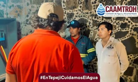Implementan mejoras continuas para el abastecimiento de agua potable en Tepeji