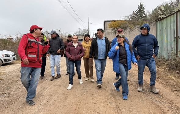 Tania Valdez continúa fortaleciendo la infraestructura vial en las comunidades