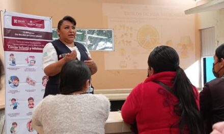Imparten pláticas en el marco del Día Mundial del Cáncer Infantil en Centros Educativos de Tepeji