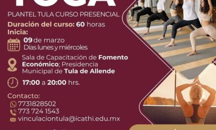 Invitan al curso de Yoga en Tula de Allende
