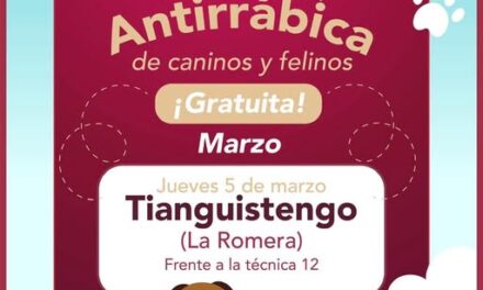 Continúa Campaña de Vacunación Antirrábica en Tepeji
